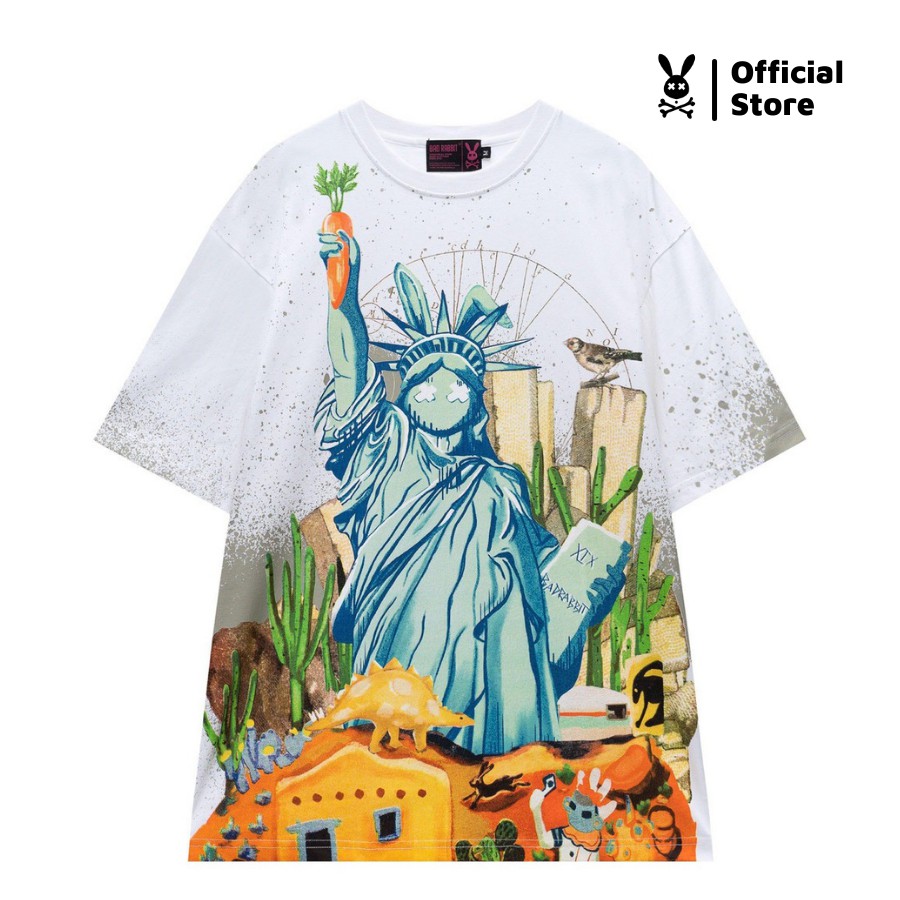 Áo Thun Unisex Bad Rabbit LIBERTY 100% Cotton - Local Brand Chính Hãng