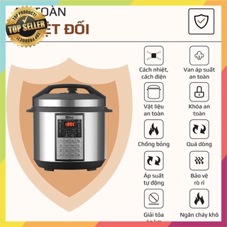 Nồi áp suất điện đa năng olivo pc60, tặng túi xách canvas thương hiệu mỹ