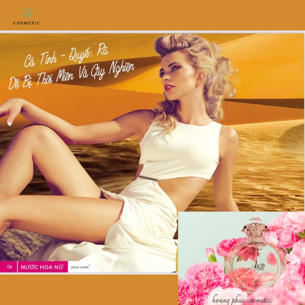 Nước hoa nữ chính hãng thơm lâu,cá tính ,quyến rũ - ALLURE Singapore  - Jolie Dion , EDP  80ml