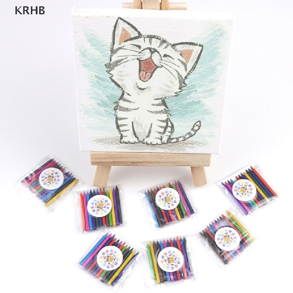 1 Set Hộp Màu Nước Mini 1: 12 Trang Trí Nhà Búp Bê Mới
