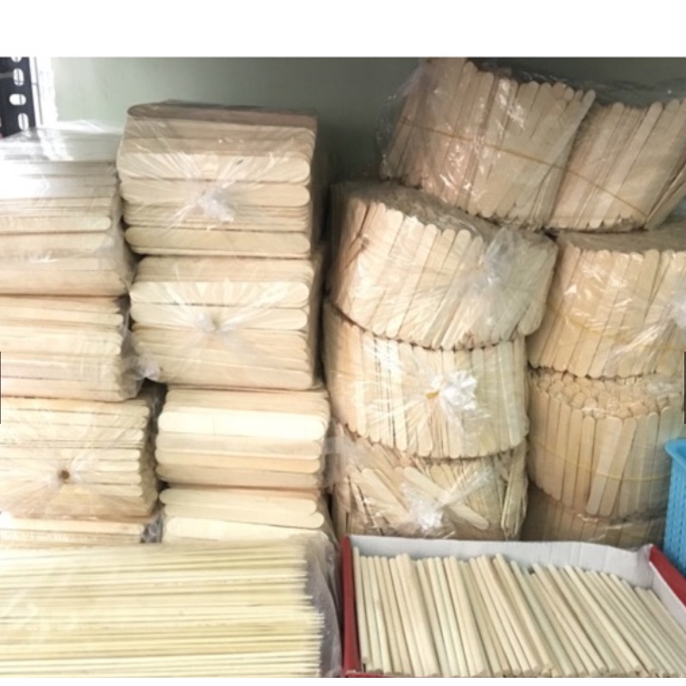 Que Gỗ Tròn Dài 30cm  làm mô hình