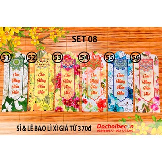 Bao lì xì Xấp 6-10 cái mẫu mới 2023 chất liệu đẹp, giá rẻ (Nhiều mẫu)