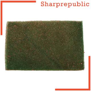 [SHARPREPUBLIC] 2pc Pink Grass Mat Lawn Model Railway Scenery Landscape Miniature Decoration