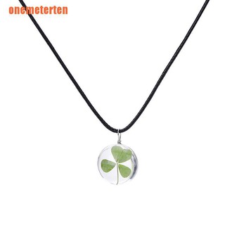 Vòng cổ mặt hình cỏ bốn lá may mắn