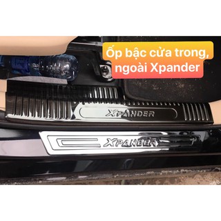 XPANDER 2019 ỐP BẬC CỬA TITAN CAO CẤP - BỘ 8 MIẾNG TRONG NGOÀi