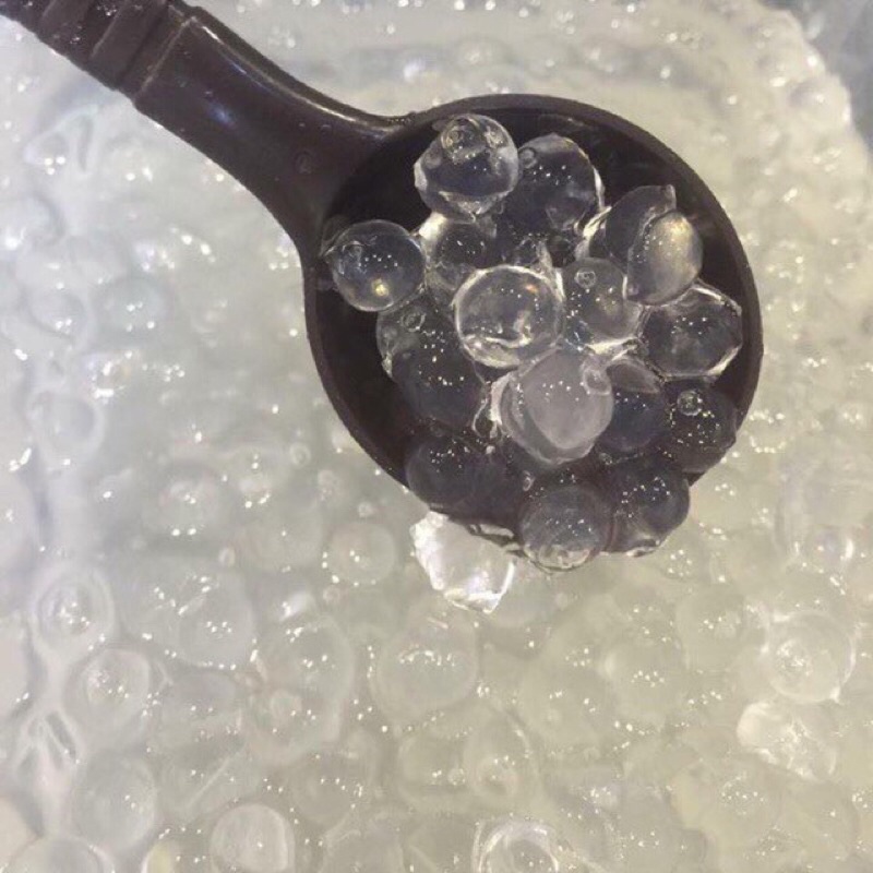 Lẻ 100gr Trân Châu Trắng Bibi Jelly