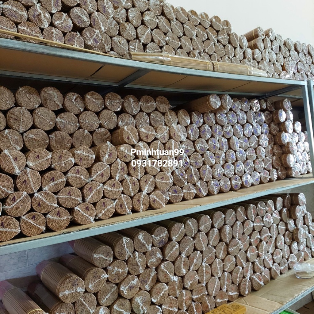 [ LOẠI 2 ] Nhang Trầm Hương Chân Đỏ Tự Nhiên, Không Hóa Chất, Không Hương Liệu