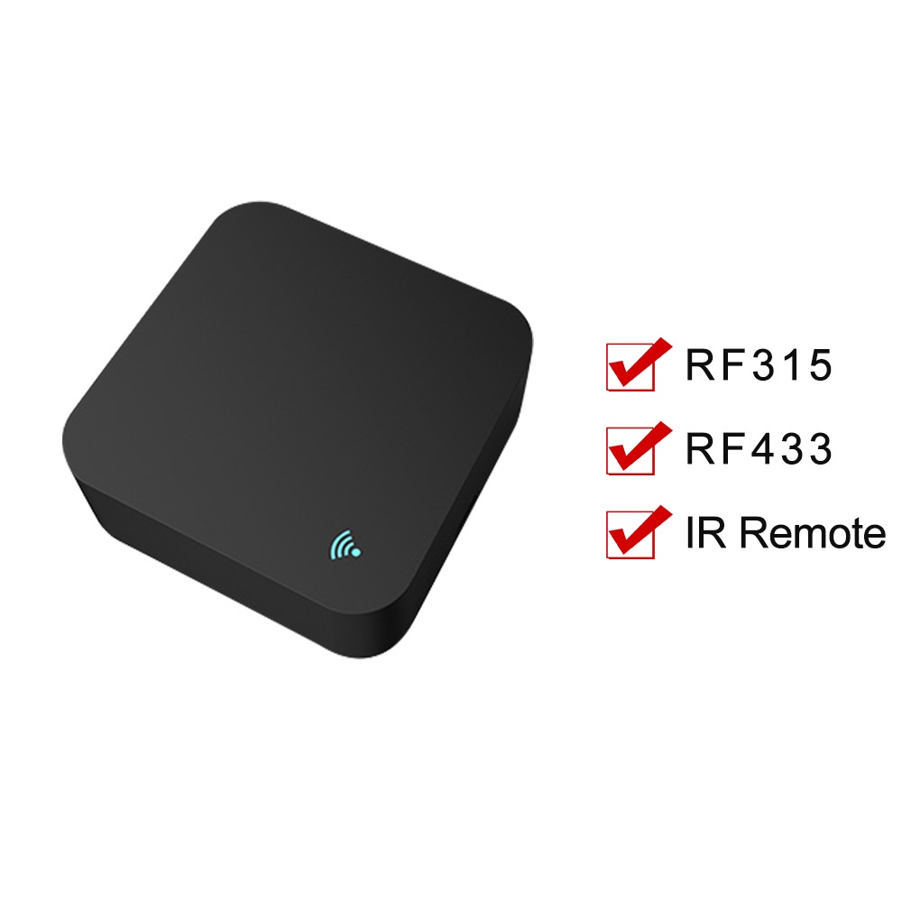 Bộ điều khiển trung tâm từ xa hồng ngoại Tuya SmartLife IR + RF 433/315 tương thích Google Home Alexa