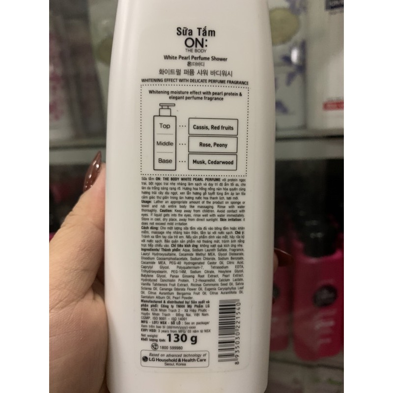 Sữa tắm hương nước hoa On: The Body 130G ( hàng tặng ) | BigBuy360 - bigbuy360.vn