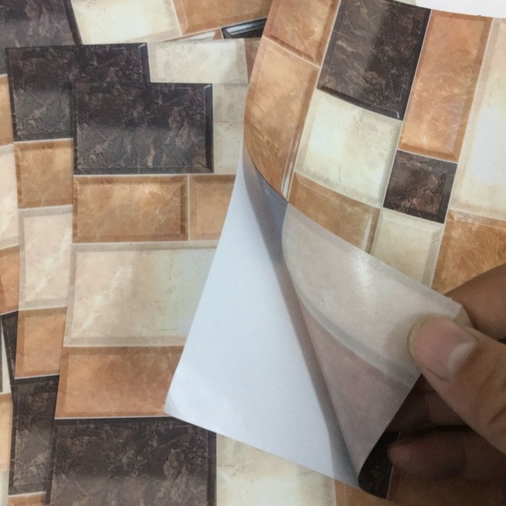 Miếng Dán Tường Giả Gạch Họa Tiết Đá Cẩm Thạch Moroccan Mosaic Chống Thấm Nước Dễ Lắp Đặt Cho Nhà Bếp/Phòng Tắm