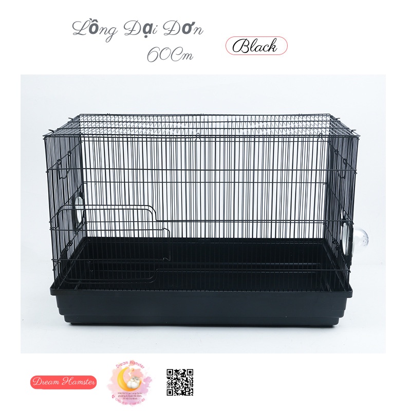 Lồng đại đơn 60 x 32 x 38 (Không phụ kiện) cho hamster