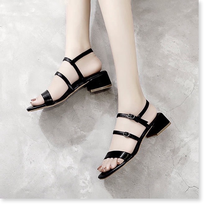 💥Sandal dép cao gót nữ cao 3cm mẫu mới nhất - v1