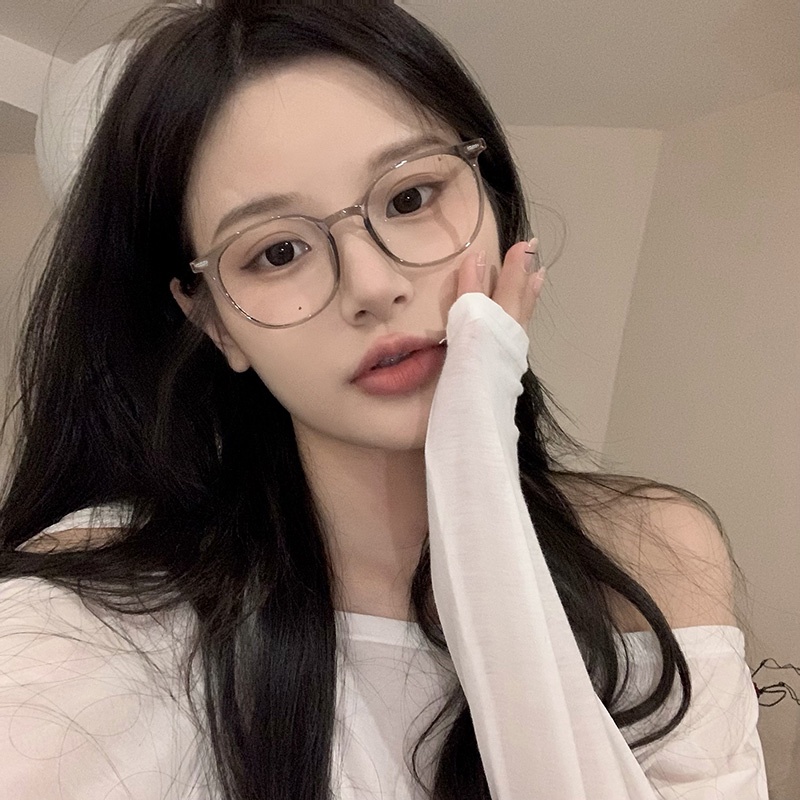 Mắt Kính Gọng Vuông Kim Loại TR90 Chống Ánh Sáng Xanh Thời Trang