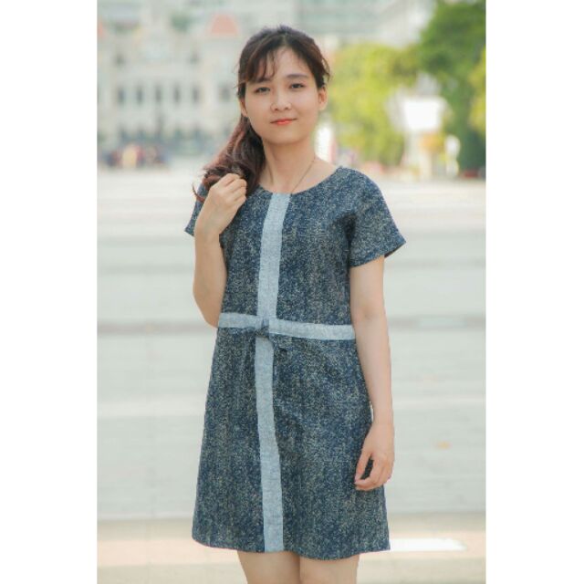 Đầm suông phối