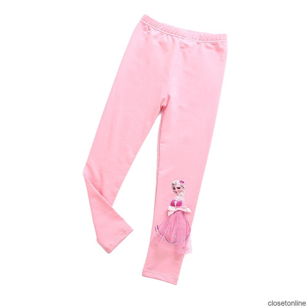 Sale Cute Girls Straight-leg Pants Casual Doll Pendant Low Waist Summer Comfort CL