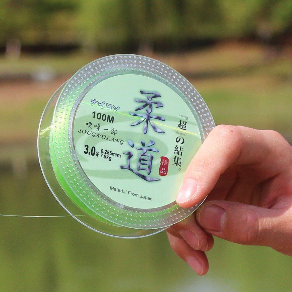 Cuộn Dây Câu Cá Sougayilang Fluorocarbon Chất Lượng Cao 0.6 # -7 # 100m