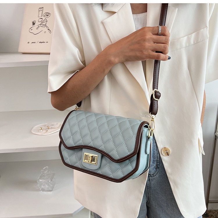 Túi đeo vai IELGY dáng vuông size nhỏ thêu họa tiết độc đáo thời trang cho nữ