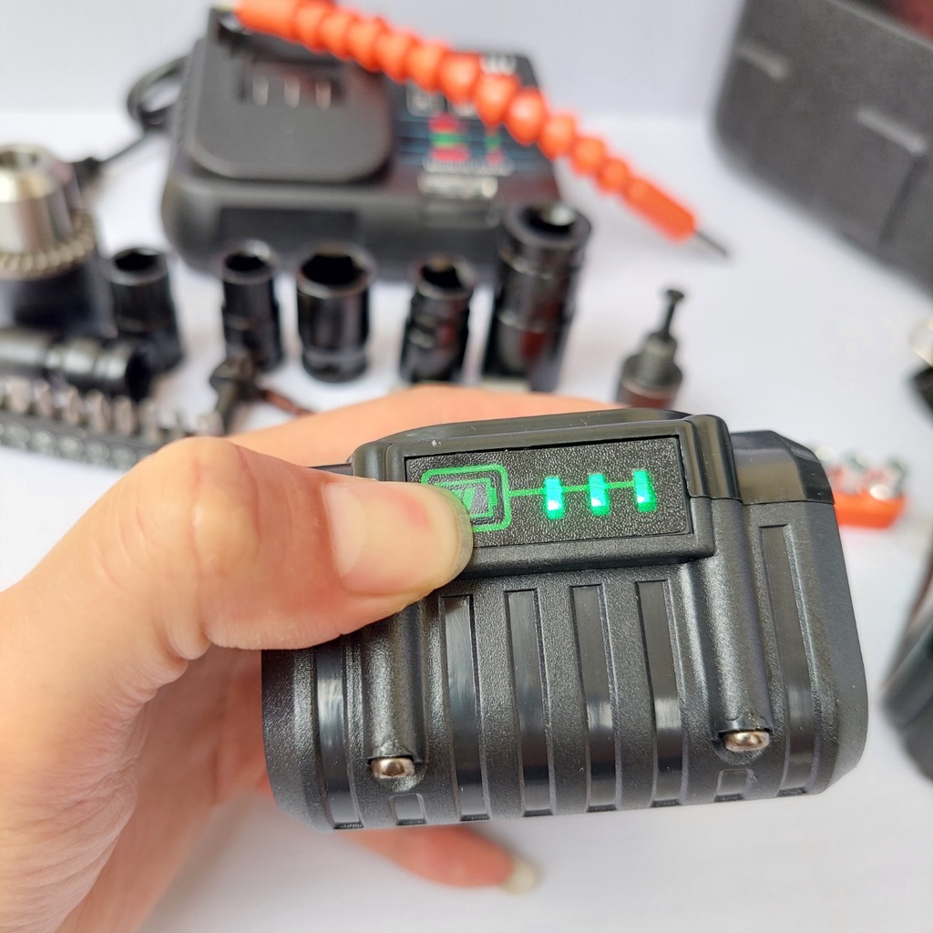 Máy Siết Bulong HITACHI 20V Không Chổi Than, Motor Bruschless, 3 Đèn Led Trợ Sáng