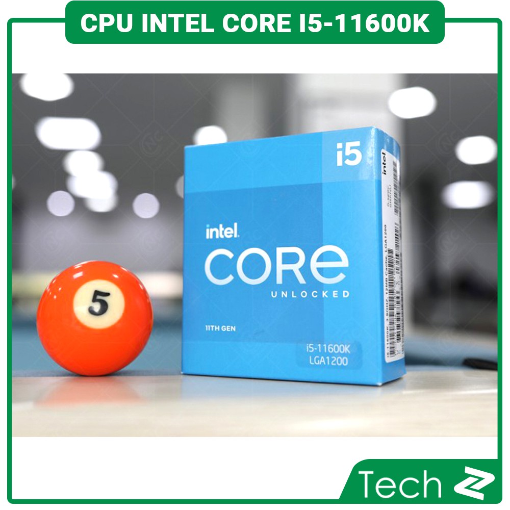 CPU Intel Core I5 11600K (3.9GHz turbo up to 4.9Ghz, 6 nhân 12 luồng, 12MB Cache, 125W) - Socket Intel LGA 1200 | WebRaoVat - webraovat.net.vn