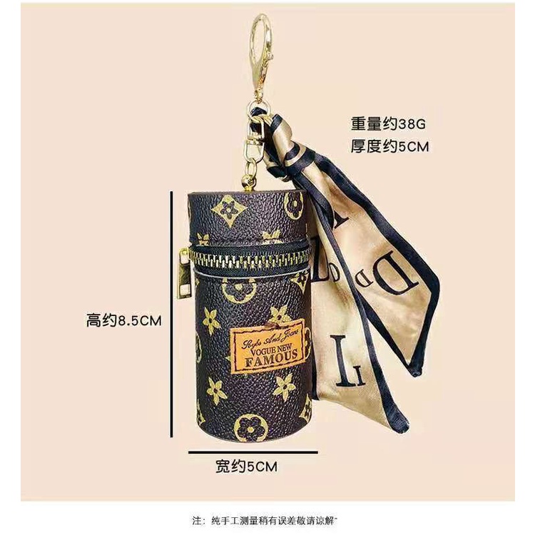 Móc Chìa Khóa Da Pu Cỡ Lớn 2022 Chống Thấm Nước Kèm Khăn Choàng Tiện Dụng