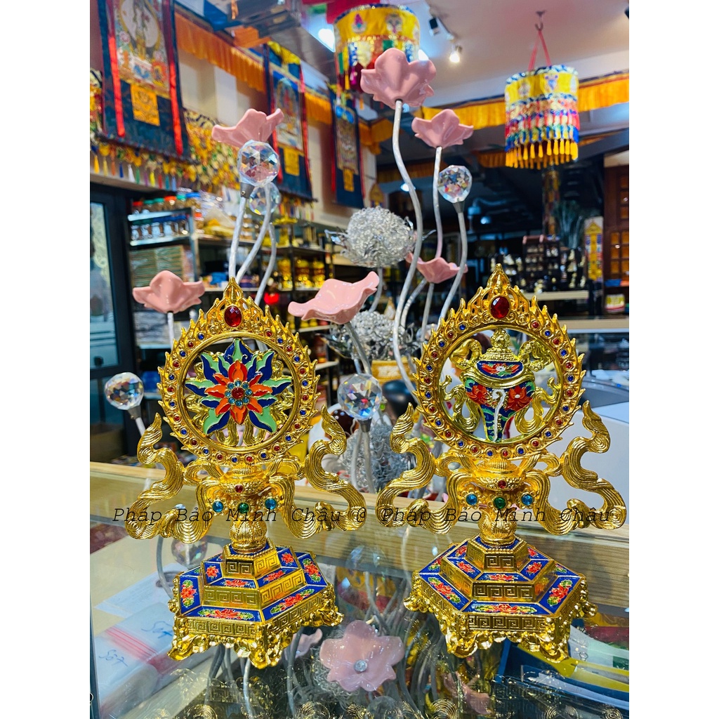 [PHÁP BẢO MINH CHÂU] BỘ TÁM MÓN CÁT TƯỜNG 17CM - ĐẸP TINH XẢO