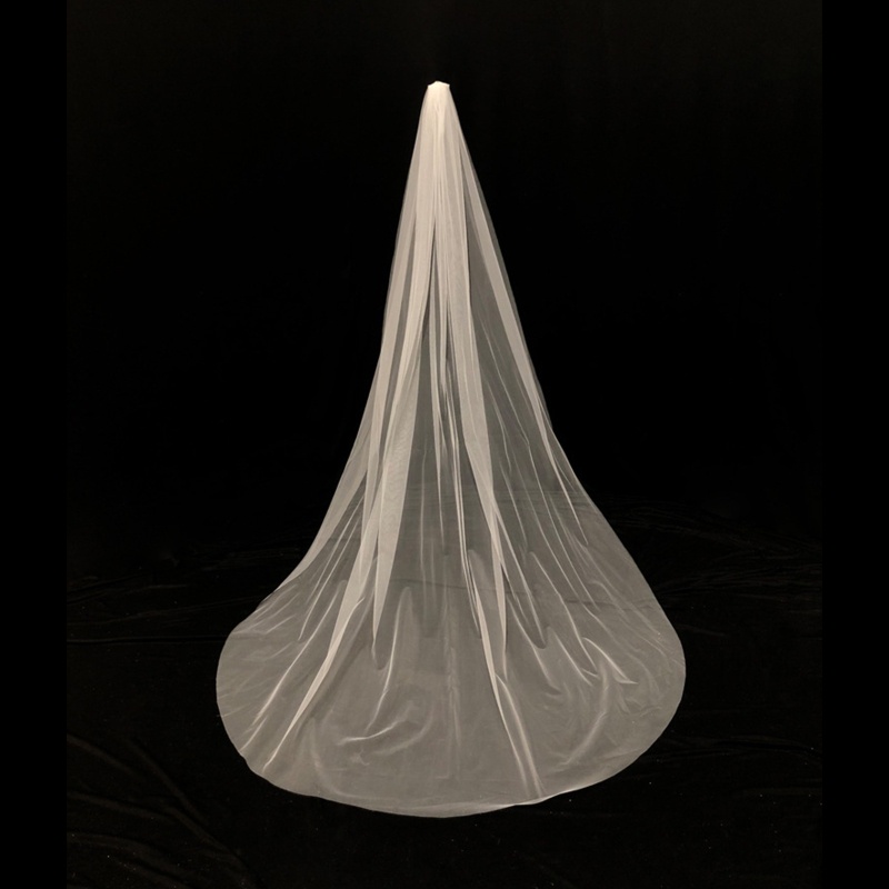 Mạng Che Mặt Vải Tuyn Đơn Giản Cho Cô Dâu