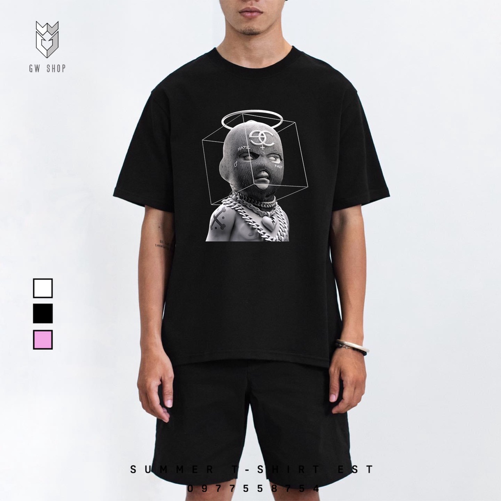 Áo thun nam nữ form rộng Unisex Angle Boy , áo phông nam nữ tay lỡ vải cotton - GW Shop