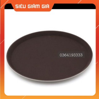 Khay cafe chống trượt tròn 35cm
