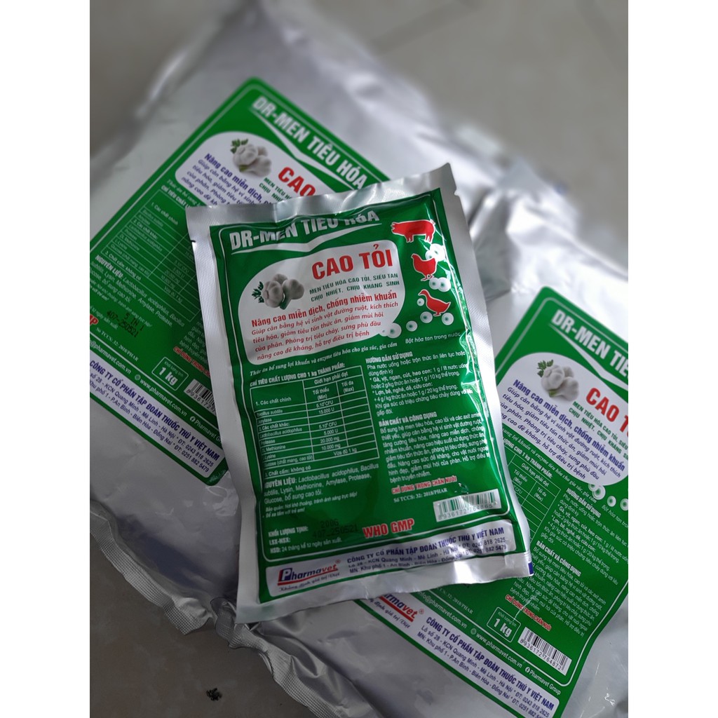 200g men tiêu hóa cao tỏi, siêu tan, chịu nhiệt, chịu k.h.áng s.inh