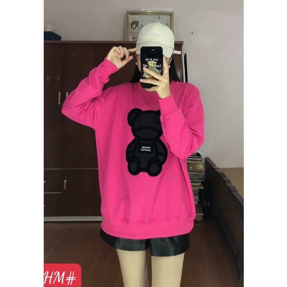 Áo hoodie nỉ dài tay nữ áo nỉ form rộng siêu đẹp mịn không xù  ( kèm ảnh thật )