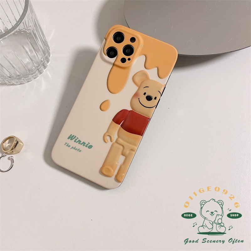 Ốp Lưng Hình Gấu Đáng Yêu Cho Iphone 13 12 11 Pro Max Xs Max Xr