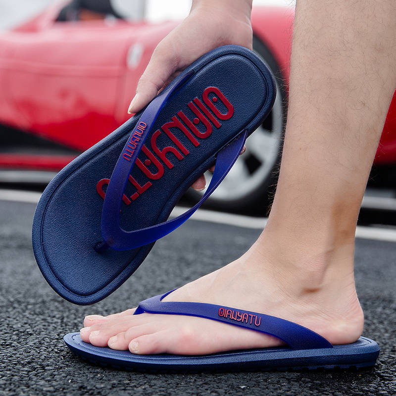 Dép nam 2020 Summer New Men Sandals Phiên bản Hàn Quốc của xu hướng bãi biển thời trang mặc ngoài trời chống trượt pinho