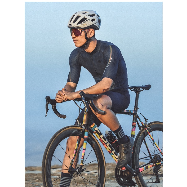 Áo đạp xe Monton ngắn tay Carbon Fiber