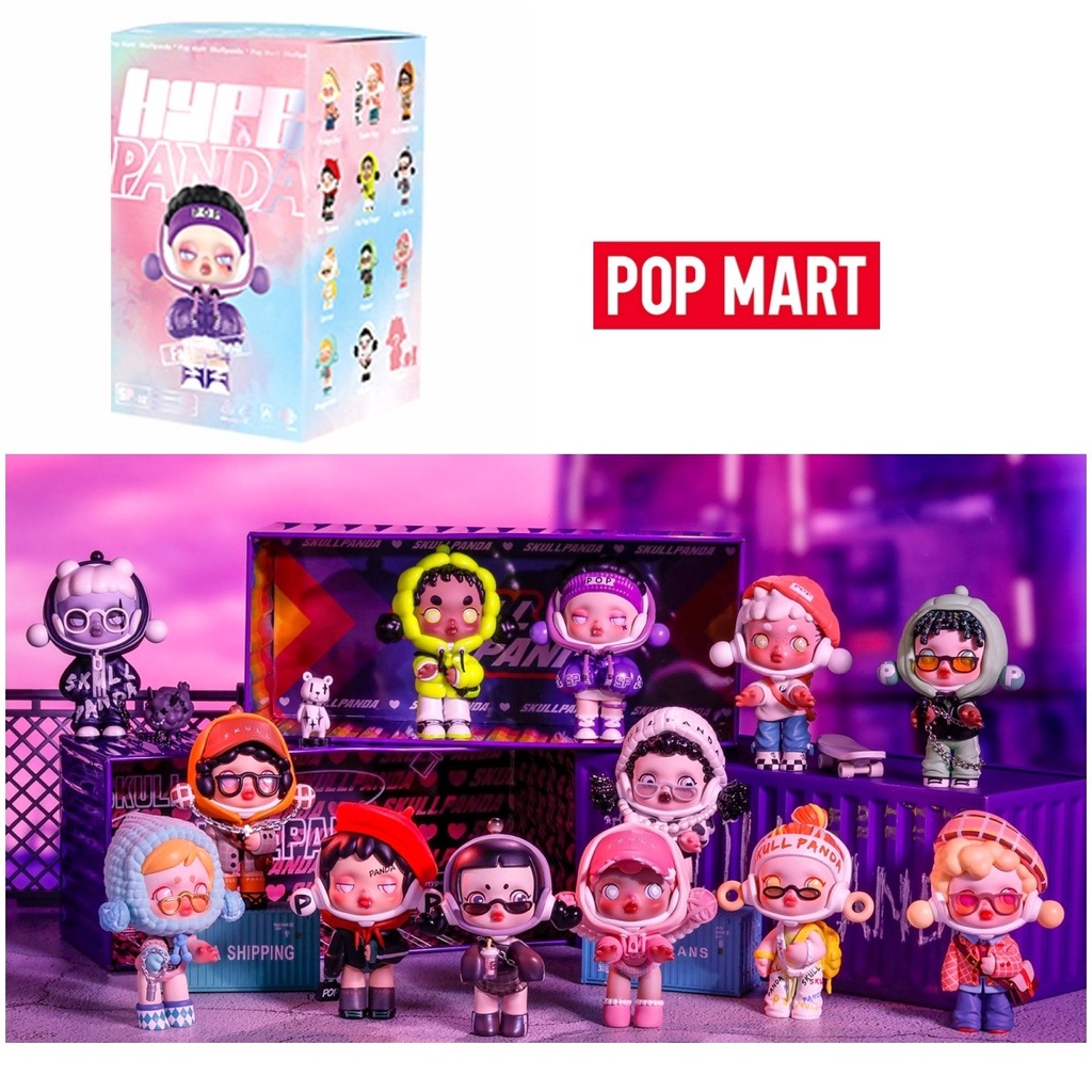 Pop Mart Đầu Lâu Gấu Trúc Hype Panda