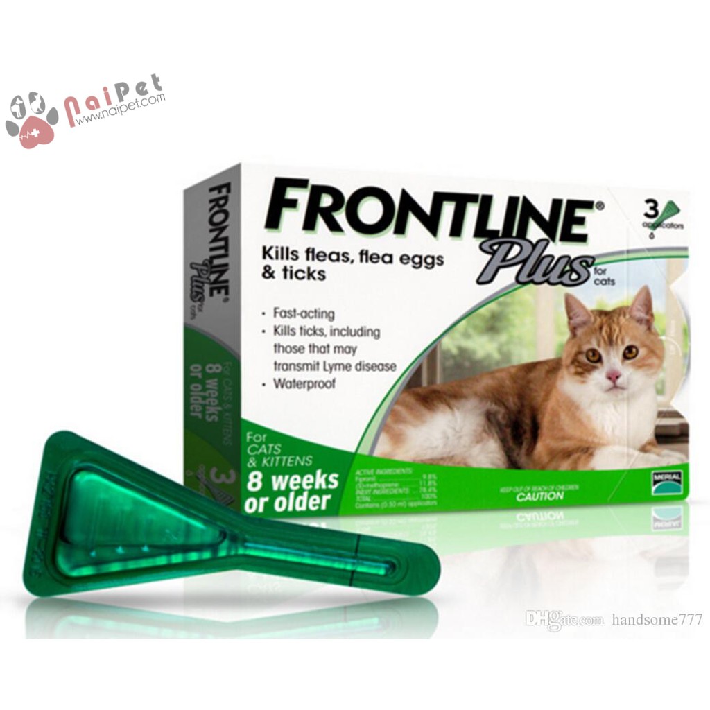 Thuốc Nhỏ Gáy Phòng Và Trị Ve Rận Bọ Chét Cho Mèo Frontline Plus For Cats