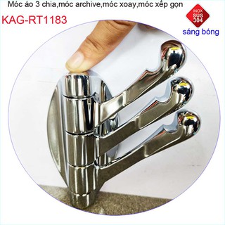 MÓC TREO ĐỒ INOX KAG-RT1183