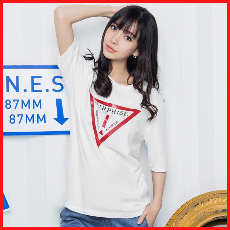 Áo Thun Nữ Unisex Tay Lỡ In Họa Tiết Chữ SURPRISE ATN1937 - J.A Shop