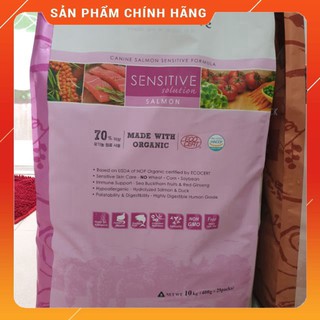 10kg thức ăn hữu cơ cho chó nhạy cảm  nhập khẩu  Hàn Quốc Natural Core  (cá hồi) Salmon