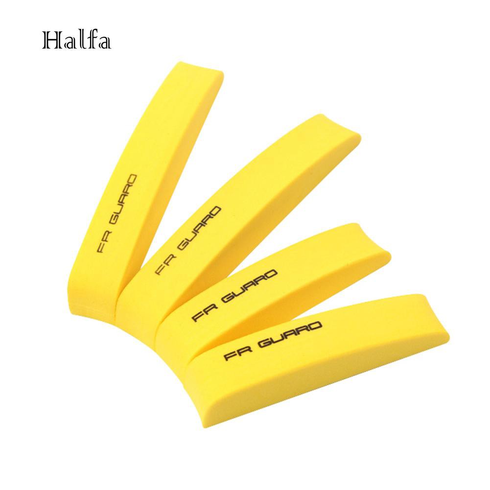 Hl Bộ Dụng Cụ In Hình Độc Đáo Tiện Dụng☆Bộ 4 Miếng Dán Trang Trí Cạnh Cửa Xe Hơi Chống Trầy Xước