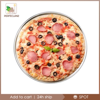 Aluminium Round Pizza Tray Plate Bake Pan Kitchen Bakeware Cookware 6inch