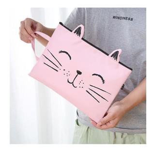 Túi đựng hồ sơ hình Mèo Pansi.