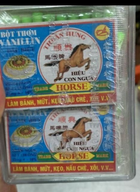 bột thơm vanillin thuận hưng gói 10 ống