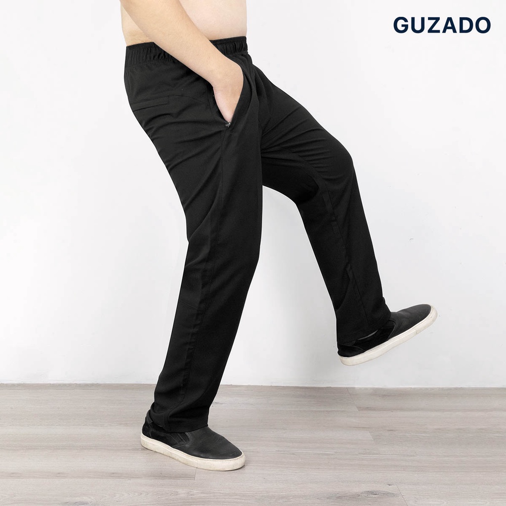 Quần dài nam Bigsize(tới 105kg) form rộng rãi thoải mái mẫu basic dễ mặc thương hiệu GUZADO