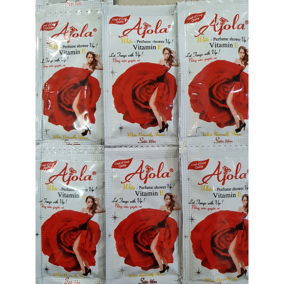 Combo 5 Gói sữa tắm Cao Cấp AJOLA Vitamin E xuất Pháp