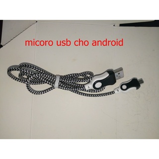 dây sạc bọc dù micro usb(1met)