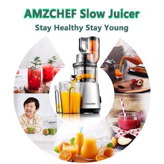 AMZCHEF Máy ép trái cây Máy ép trái cây chậm