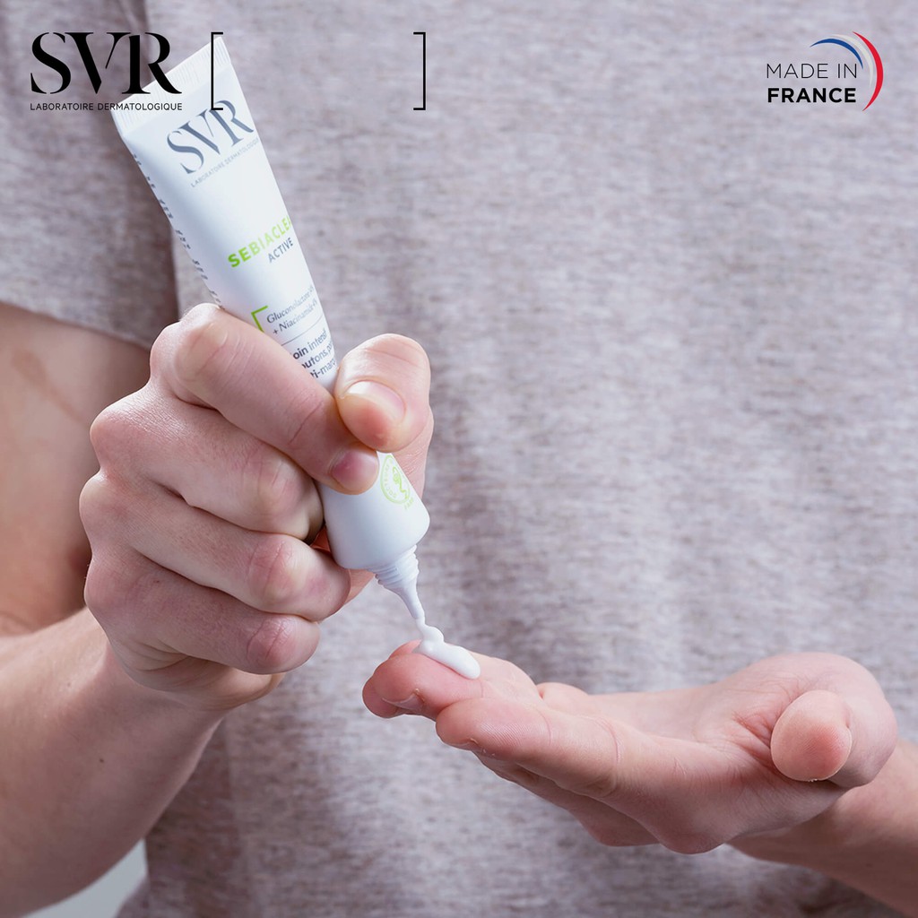 Kem Dưỡng Giảm Mụn và Dầu Nhờn SVR Sebiaclear Active 40ml- Serum SVR Sebiaclear giảm mụn, mờ thâm 30ml | BigBuy360 - bigbuy360.vn
