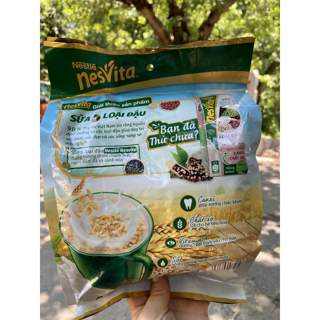 NGŨ CỐC DINH DƯỠNG NESVITA 400g 16 goi x 25g