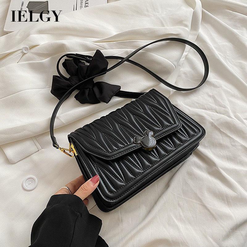 Túi Đeo Chéo Hình Vuông Nhỏ Kết Cấu niche Chất Lượng Cao Dễ Phối Đồ Thời Trang Cho Nữ