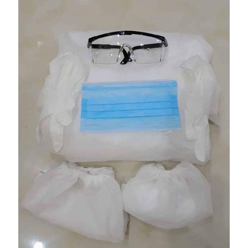 Trang phục bảo hộ y tế 7 món, bộ phòng dịch